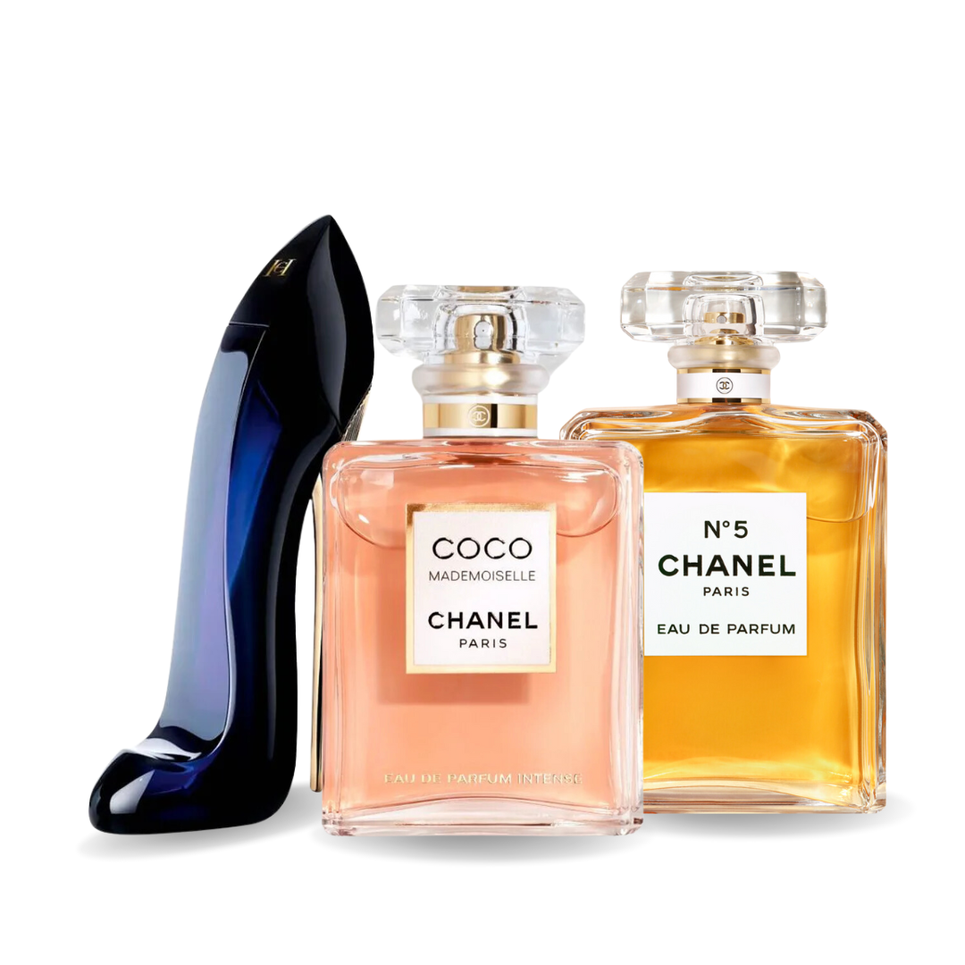 Sada 3 Parfémů | GOOD GIRL, COCO MADEMOISELLE, Chanel Nº5 100 ml
